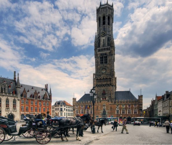 Bruges market square