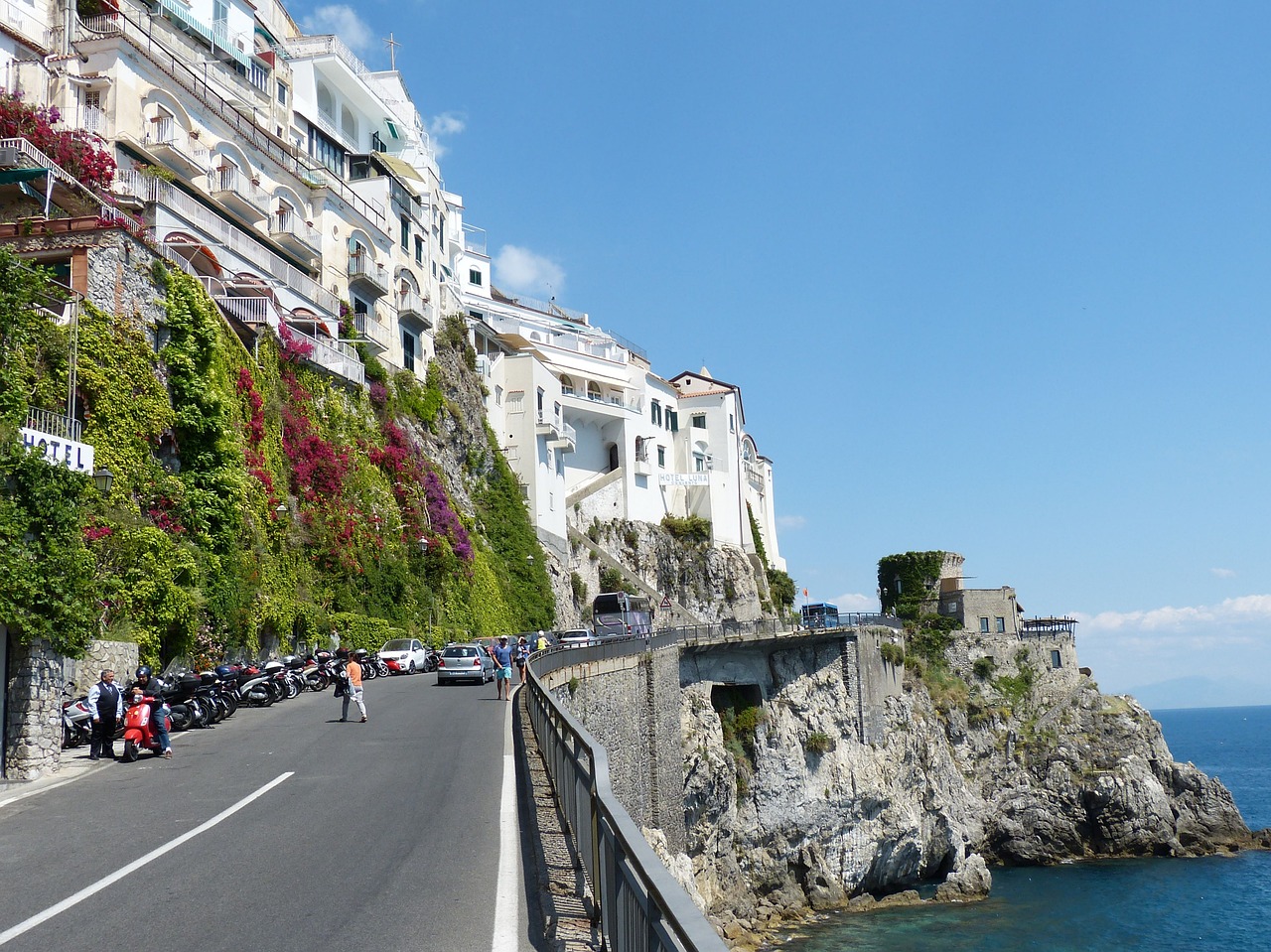 Visite privée de Pompéi et de la côte amalfitaine au départ de Naples