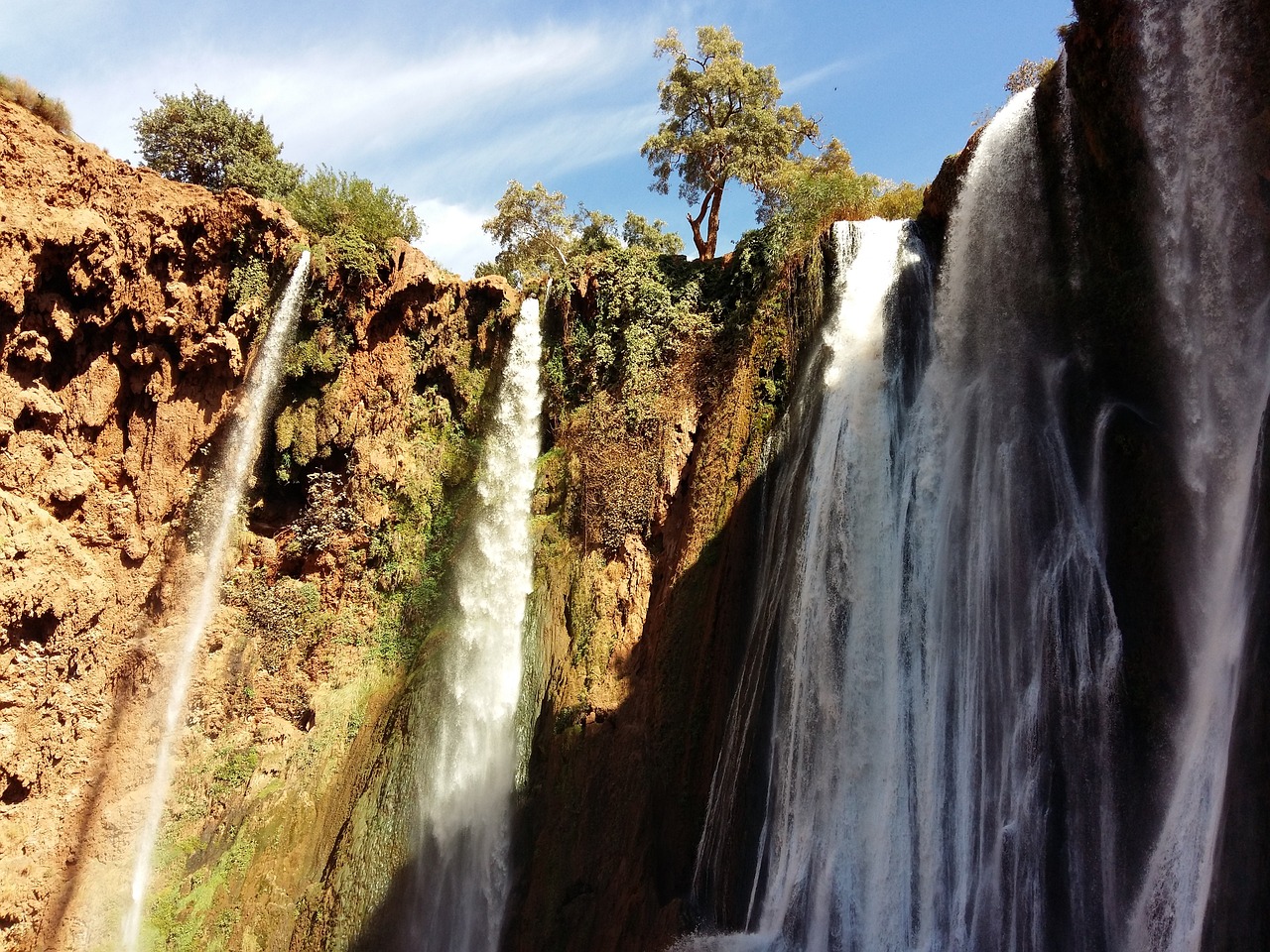 Visite privée des cascades d'Ouzoud à Marrakech