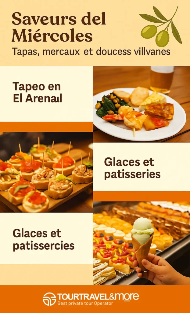 Saveurs du mercredi : tapas, marchés et douceurs sucrées
