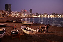 Playa de Las Canteras, Las Palmas de Gran Canaria