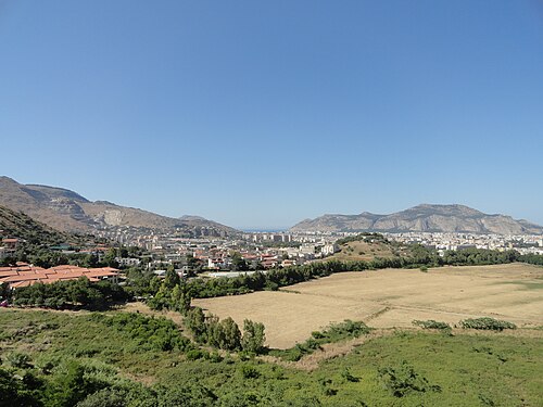Playa de Mondello, cerca de Palermo