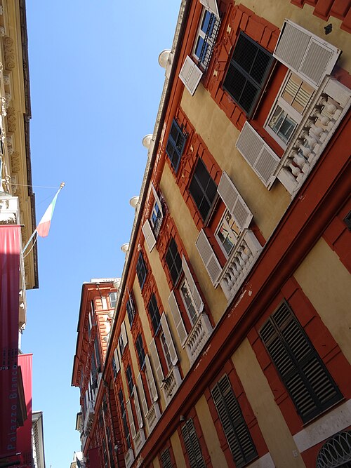 Via Garibaldi and the Rolli palaces, Genoa